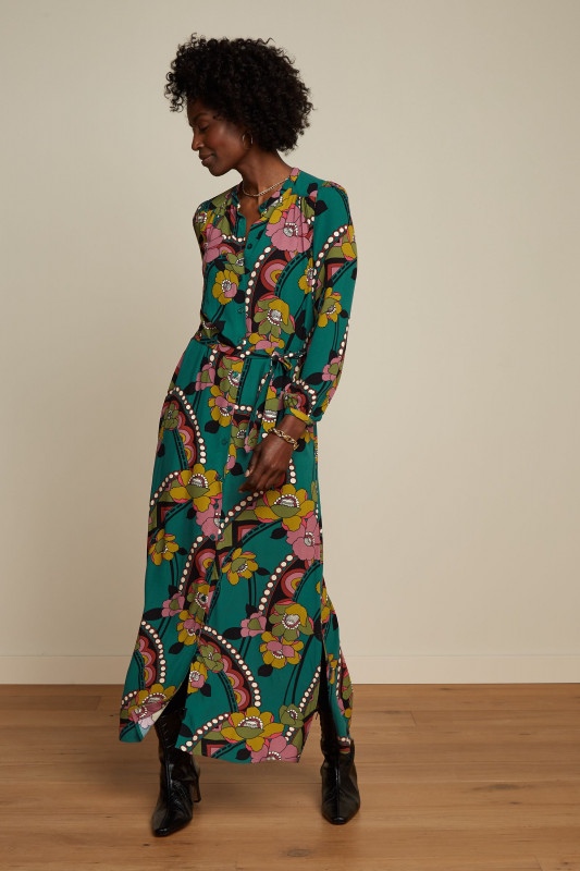 King louie maxi jurk deals